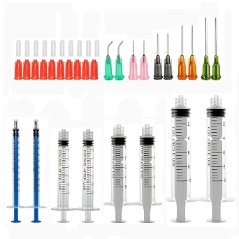 Syringe Set with Blunt Needles 1ml 3ml 5ml 10ml with 14g 15g 16g 18g
