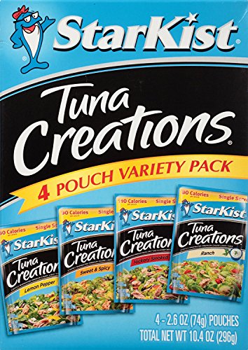 StarKist Tuna Creations Variety Pack, 2.6oz, 4ct