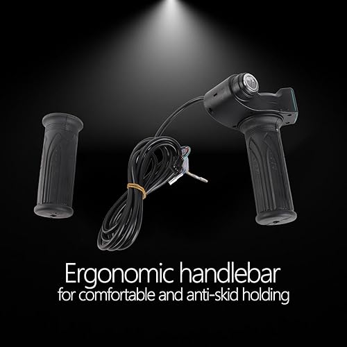Miniatura 2 de Agarradera eléctrica, 1 par de manillar de acelerador con pantalla LED para coches scooter