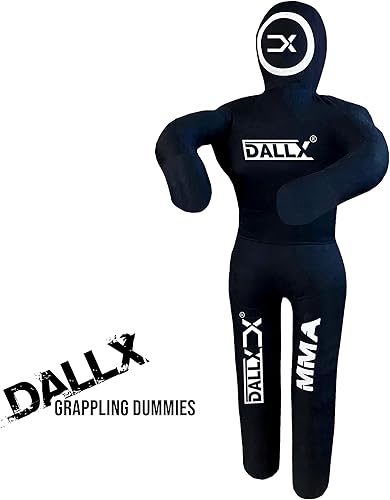 Miniatura 4 de DALLX MMA Grappling Dummy BBJ Wrestling Brazilian Jiu Jitsu Saco de boxeo Judo Karate Lanzar boxeo Fighting Dummy Self Defense Posición de pie  Sin