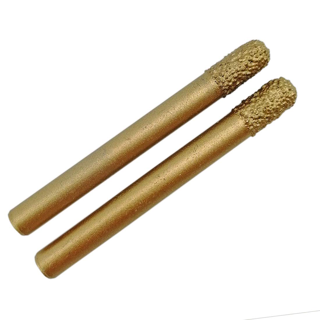 SHDIATOOL Diamond Engraving Bits - 5 Pack Ball End CNC Carving Tools For Stone