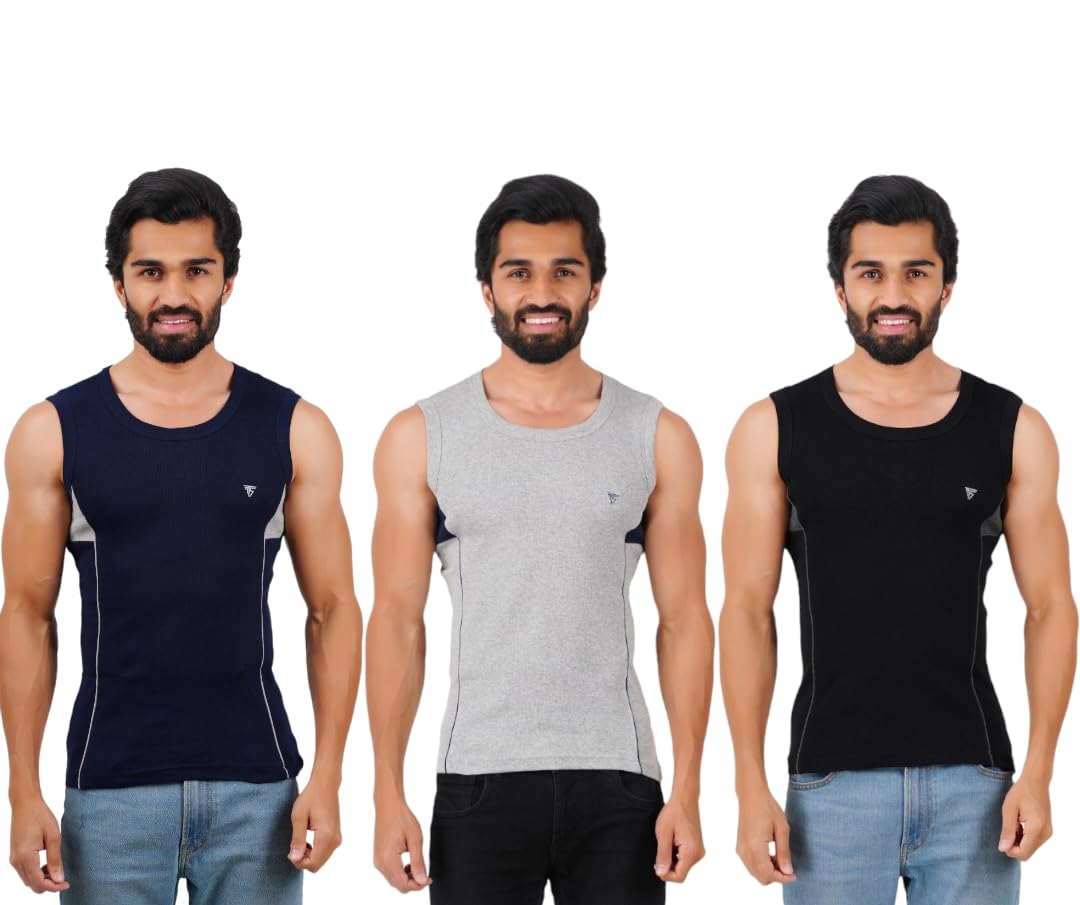 Premium Style Men's Cotton Gym Vest (S - XXL) (5 Colors Available)-picture-40