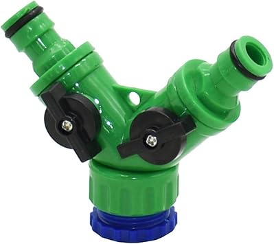 Plumbing Fittings,Ball Valve, Hose Connector, 2-Way Garden Tap Water Splitter, Y Splitter Watering Adjustable Switch, Female 1/2 3/4 Garden Hose 1pcs Color C Color A