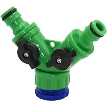 Plumbing Fittings,Ball Valve, Hose Connector, 2-Way Garden Tap Water Splitter, Y Splitter Watering Adjustable Switch, Female 1/2 3/4 Garden Hose 1pcs Color C Color A