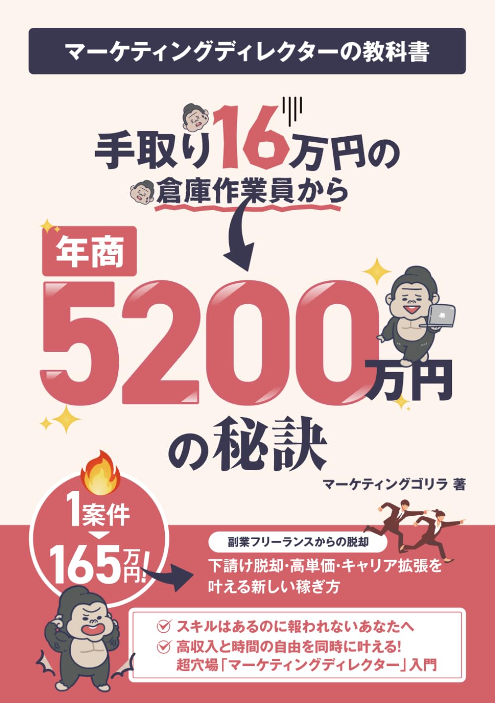 【マーケティングディレクターの教科書】手取り16万円の倉庫作業員から年商5200万円の秘訣: 1案件165万円！下請け脱却・高単価・キャリア拡張を叶える新しい稼ぎ方【副業フリーランスからの脱却】
