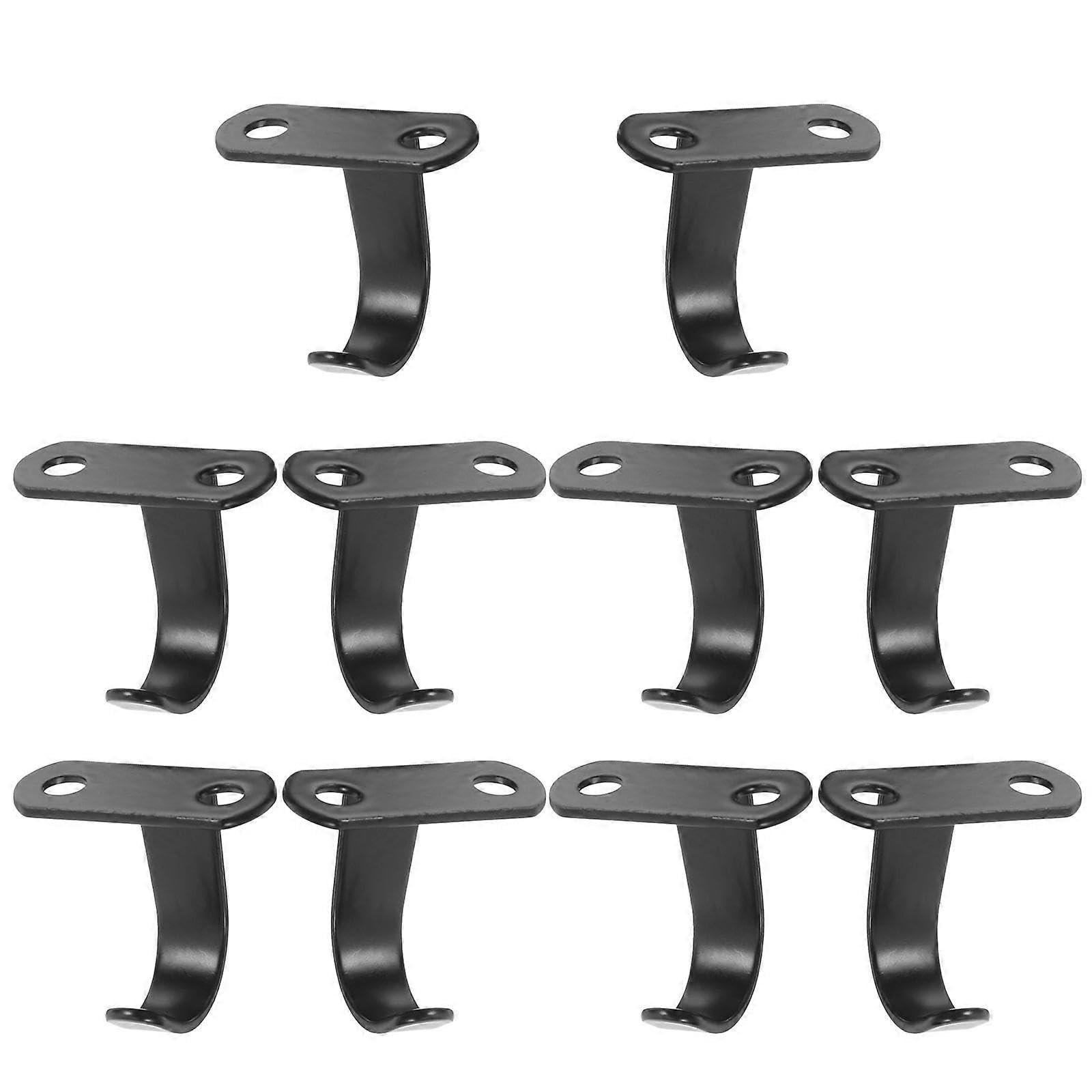 JOYHAPPST 10pcs Door Hanger Hook Ceiling Hooks Over The Door Hook Screw Hooks for Hanging Cabinet Hook Under Counter Hooks Over The Door Coat Rack