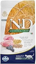 Farmina Natural & Delicious N&D ANCESTRAL Grain Cat Lamb, Spelt, Oats and Blueberry Adult 1.5 kg