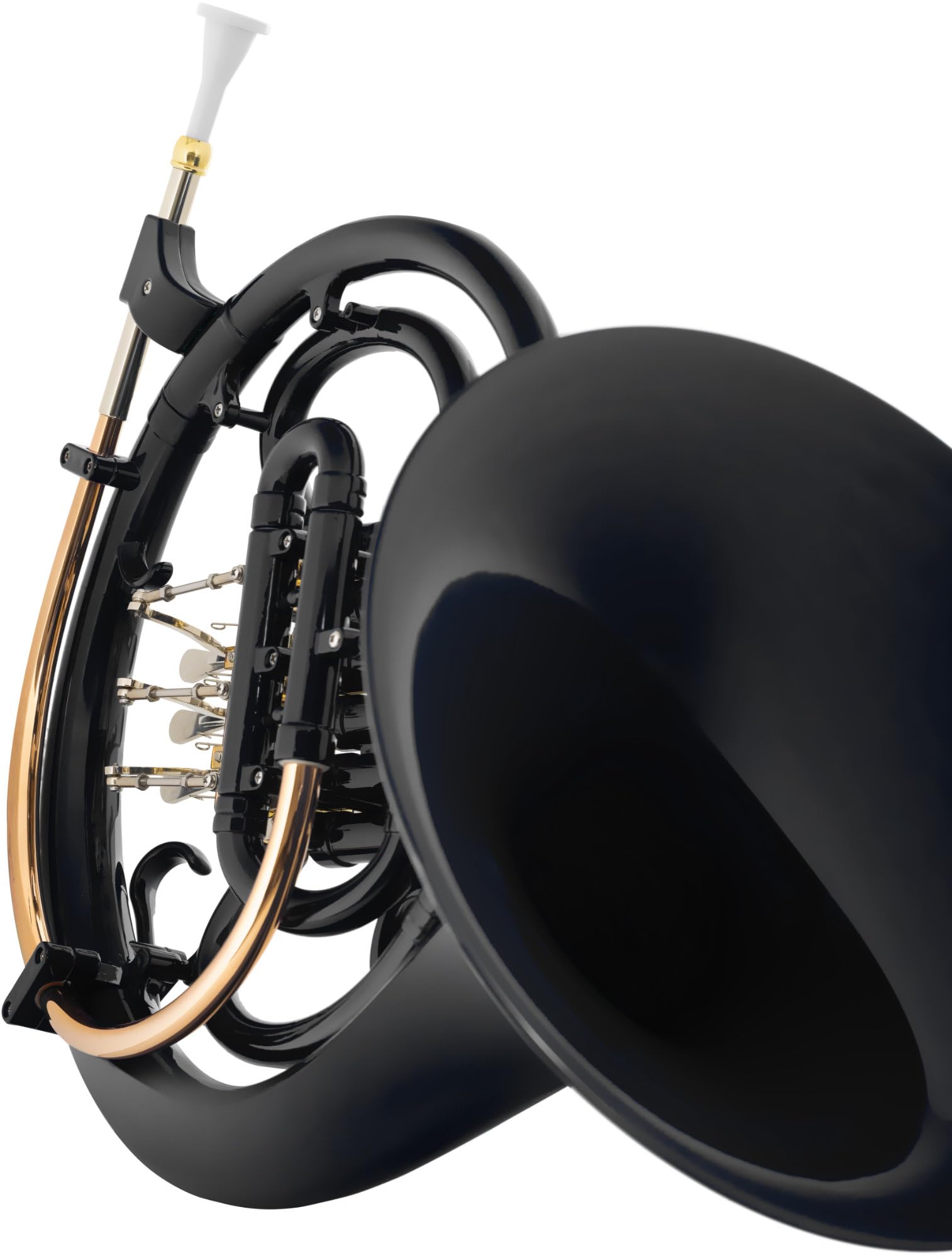 Classic Cantabile WH-30BK MardiBrass Corno Francese in Bb in Plastica Nero | Modello: WH-30, Corno francese accordato in Bb, Materiale: plastica ABS, Bocchino e macchina: ottone, Pistoni in metallo