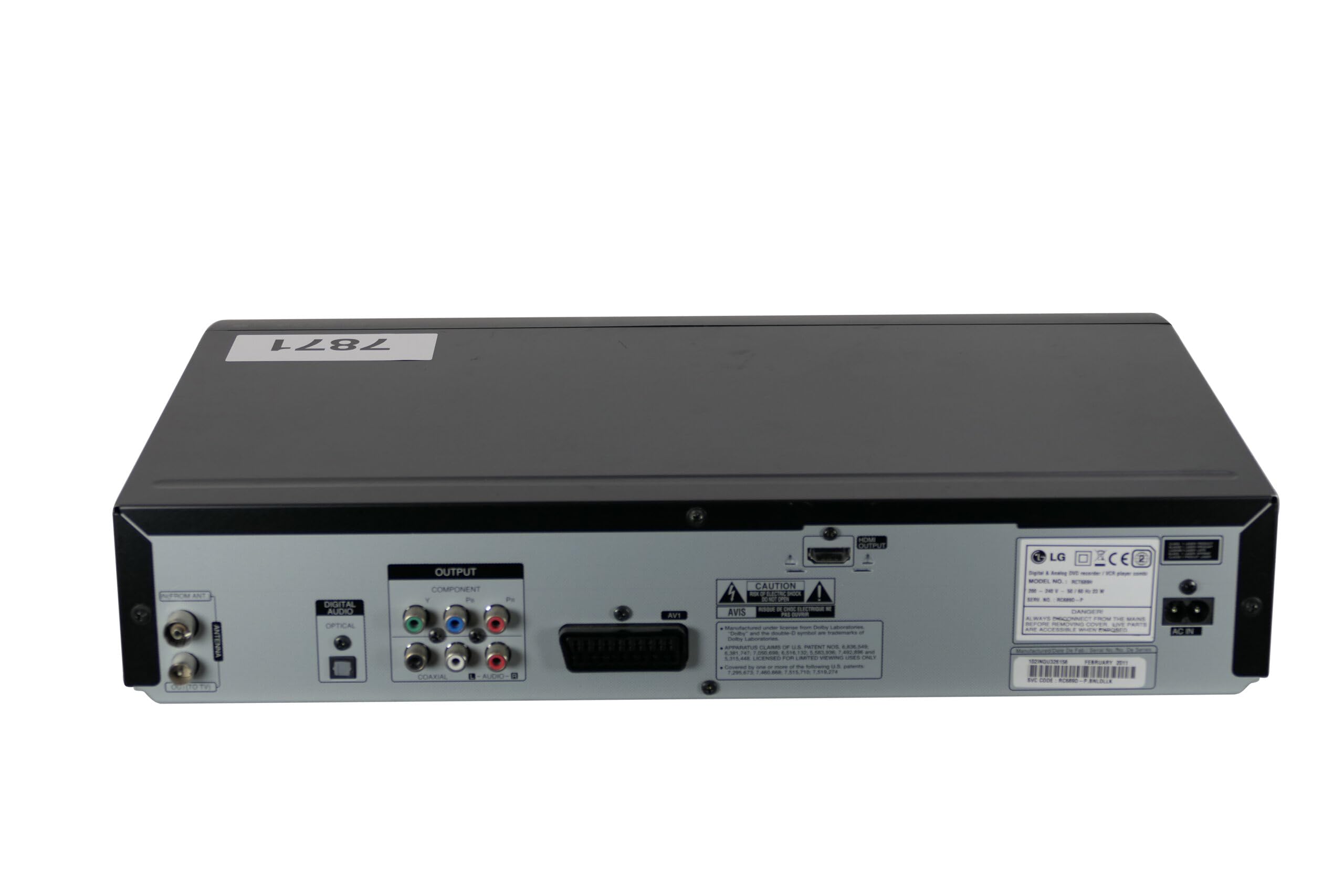 Combinato lettore registratore DVD/VHS RCT689H