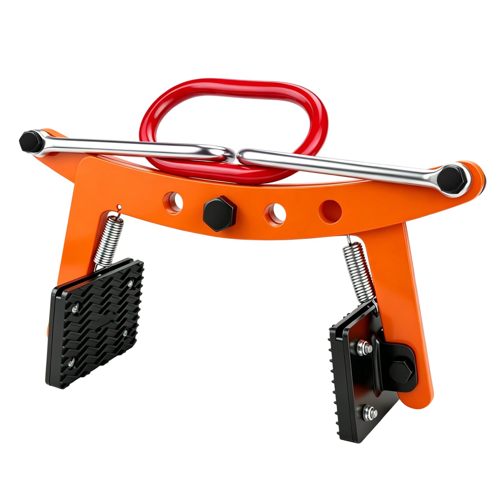 280 kg Versetzzange Bordsteinzange, Steinheber Steingreifer Bordsteinzange Hebezange Zum Anheben und Transportieren Verstellbare Öffnung 8-30 CM, Verdickte Stahlplatte