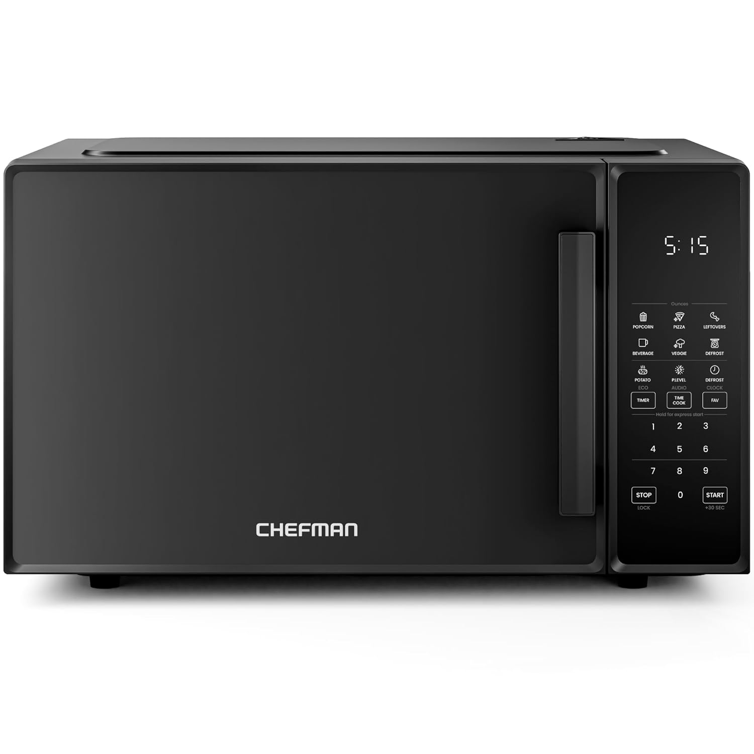Chefman Countertop Microwave Oven 1 1 Cu Ft 1000 Watts with 10 Power Levels 6 Cooking Presets with