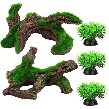 Amazon アクアリウム オブジェ 水槽 オーナメント 水槽 アクセサリー 観賞魚 熱帯魚 金魚 爬虫類 隠れ家 水族館内装 構築植物 水槽 飾り ミニ人工流木セット ミニ人工流木セット A Smoothedo Pets オーナメント 通販