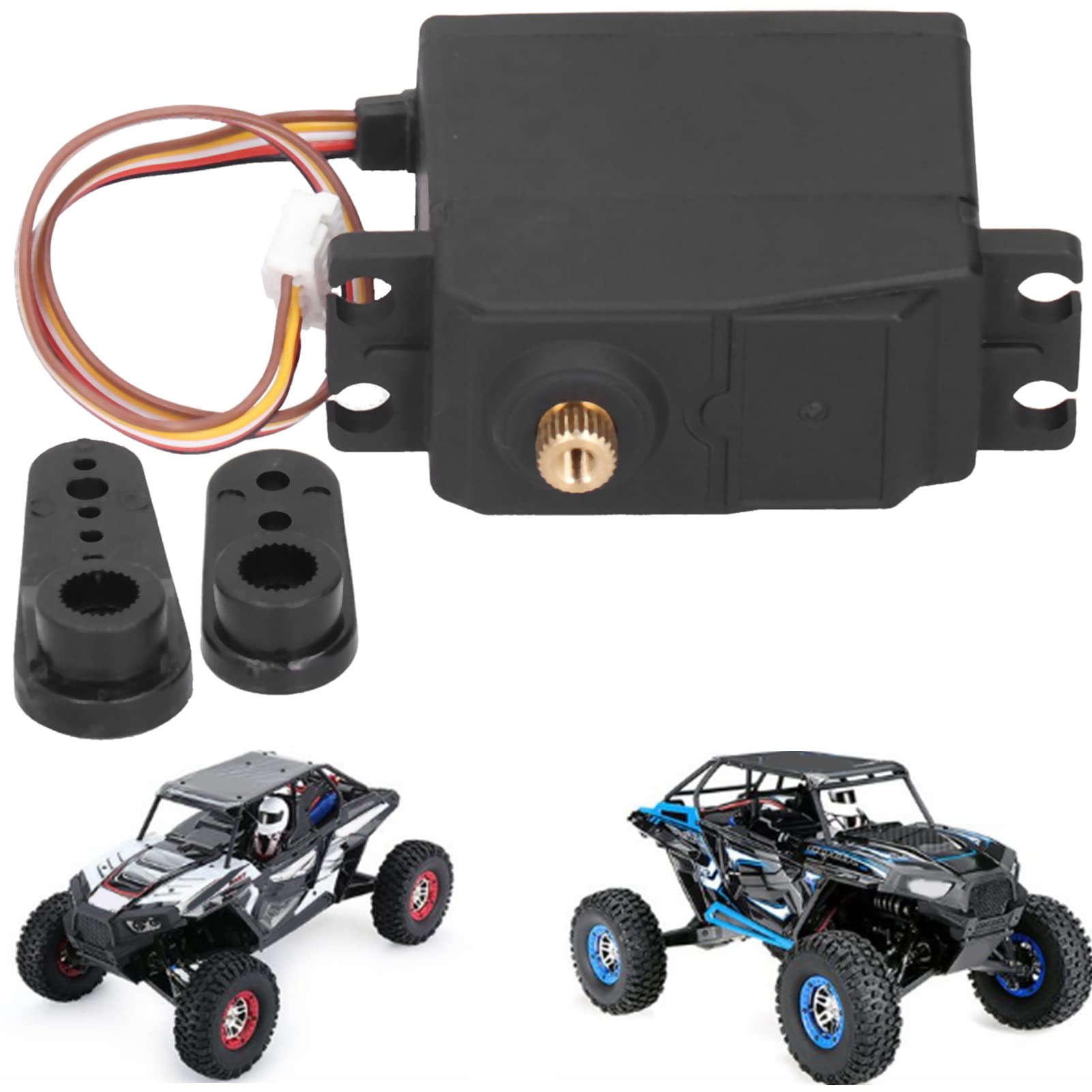 Accesorio de dirección servo de cinco cables de metal para coche RC 10428 10428‑A 10428‑B 10428‑B2