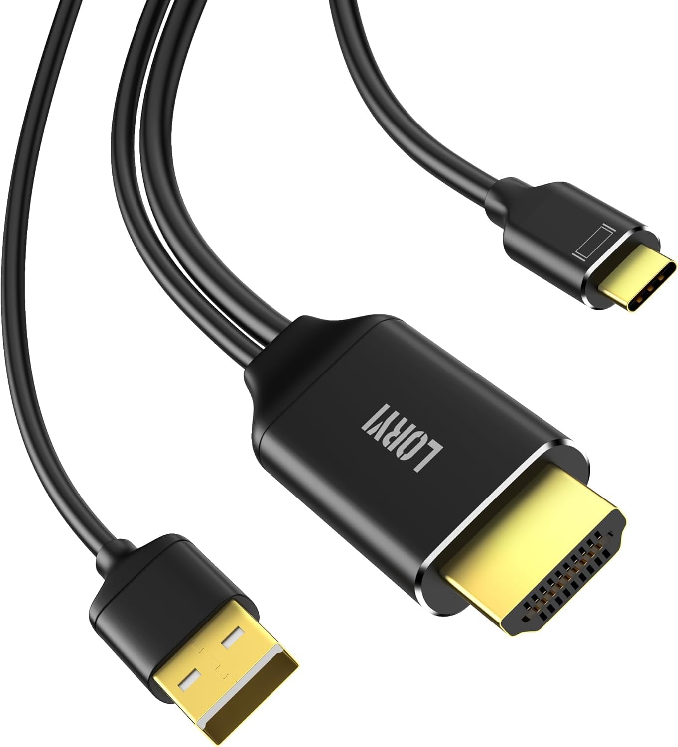 Cavo compatibile HDMI con USB C 4K a 60 Hz Ingresso HD da 6 piedi a cavo USB tipo C per Xreal Air Nreal Air, PS5, Xbox, monor portatile