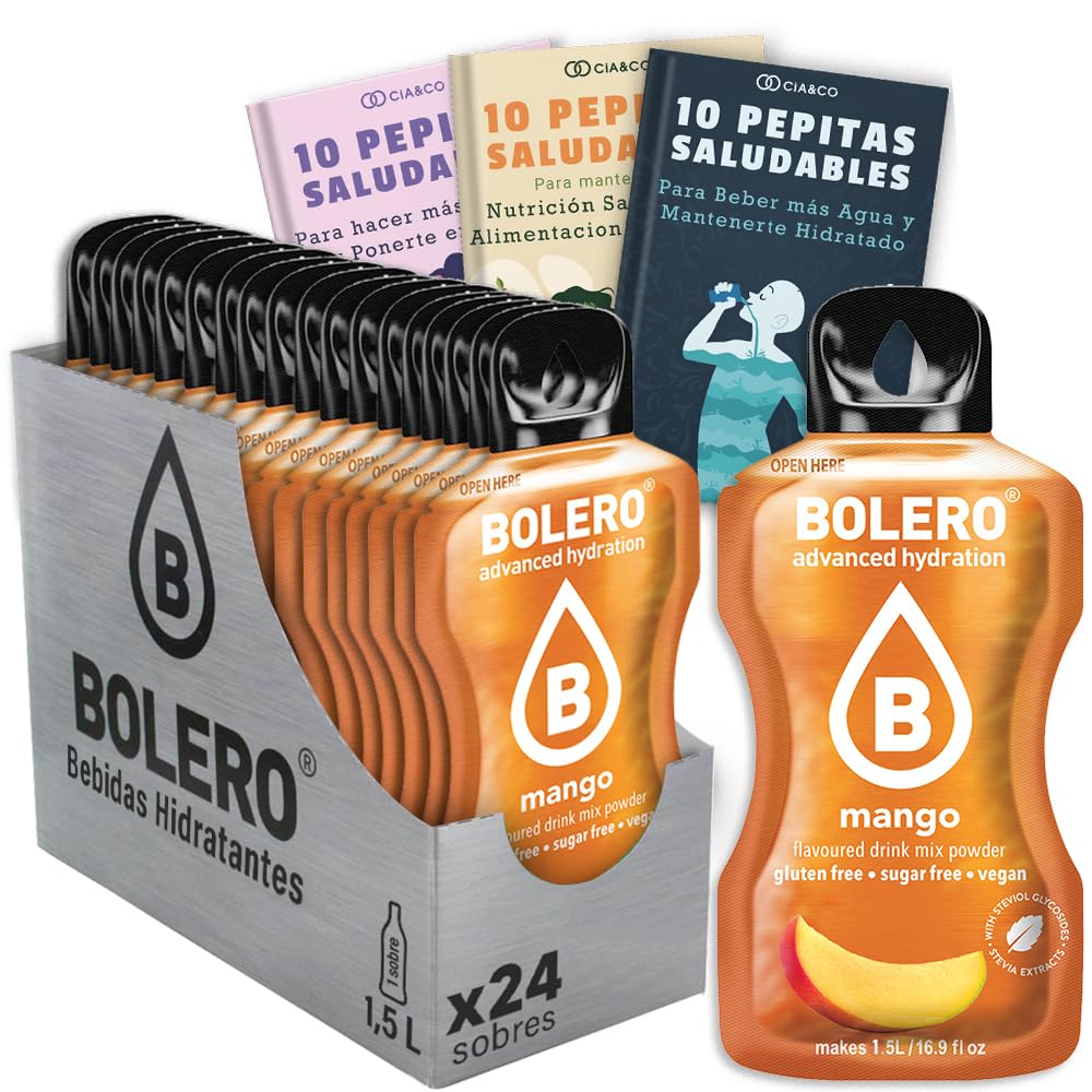 24 x Bebida Bolero COLA Hidratante Sin Azucar (24x9 grs) + 30 Pepitas Saludables para una vida más sana by Cia&Co — view 240