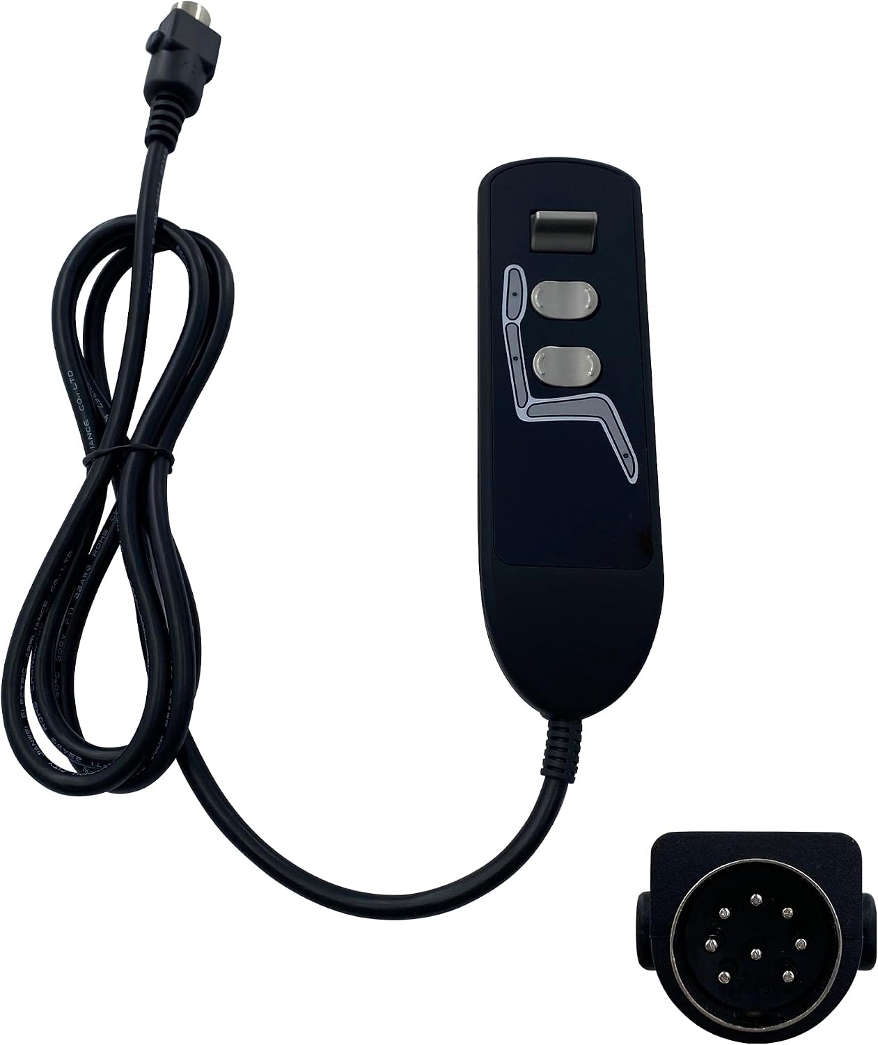 8 Male Pin Remote Kaidi Model KDH129F-001 Lift Chairs Power Recliner Hand Control Replacement