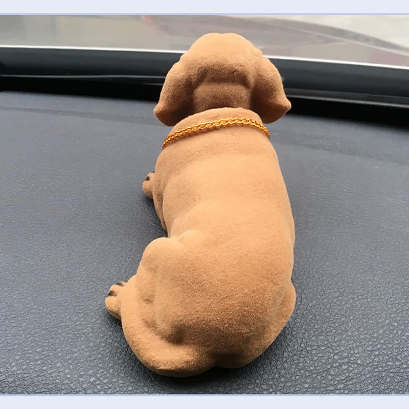 Kioriur Dachshund De Cabeza Móvil, Perro Temblente Para Coche