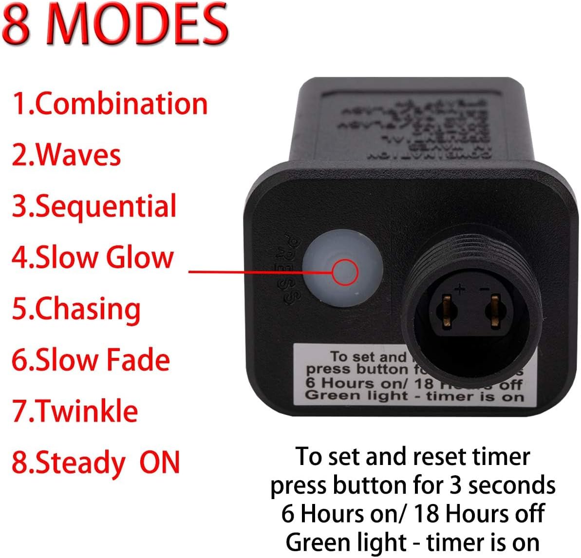 AWQ 200LED 146.9 FT C9 Christmas String Lights Plug in Fairy Twinkle String Lights 8 Modes Timer Function Waterproof Extendable for Indoor Outdoor Wedding Party Christmas Decoration (200, Multicolor)
