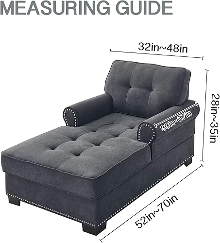 Miniatura 7 de Funda de terciopelo para tumbona, funda elástica para sofá para sala de estar, funda para sillón con doble brazo, lavable a máquina (verde azulado)