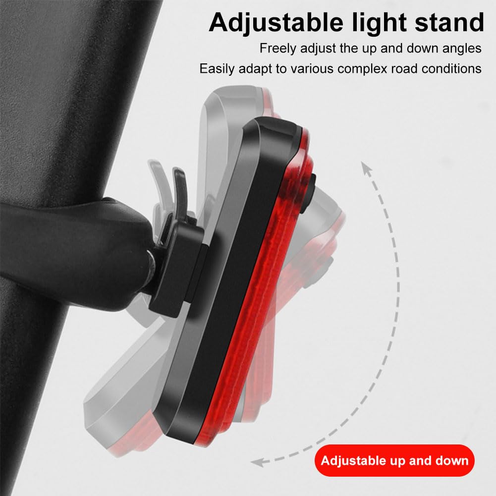 Lumiere Velo Avant et Arriere Feu Arrière de Vélo USB Rechargeable 4 Modes d'Éclairage Lampe Vélo LED Étanche Eclairage Velo pour Cyclysme VTT Vélo de Route Longue Durée de Vie de la Batterie