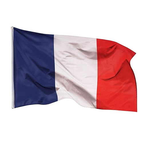 Aricona Drapeau France 60x90cm – français - résistant aux intempéries,