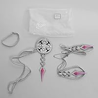 Vista 5 de Disfraz de cosplay de Fatui Harbingers, traje de Genshin Impact, traje de bufón y doctor gallo para hombre