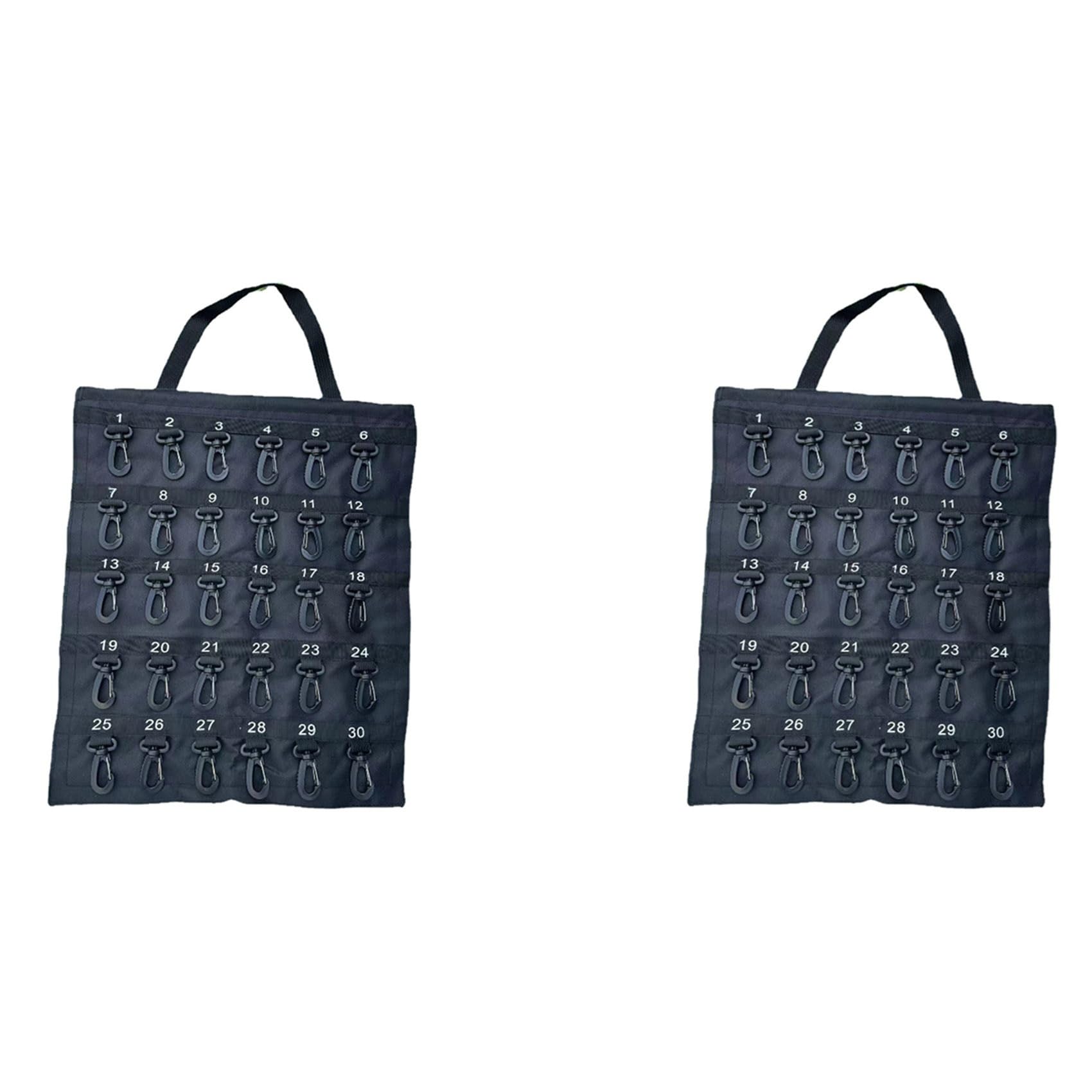 Boîte de rangement polyvalente enroulable pour clés x2 office