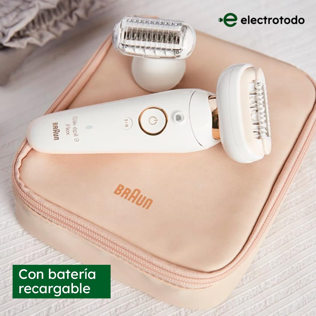 Cabezal De Arranque Original | Compatible Con Depiladora Braun Flex 81719648 | Repuesto Cabezal De Depilación Cómodo Color Blanco | De Ajuste Preciso y Fácil Instalación Para Depiladora
