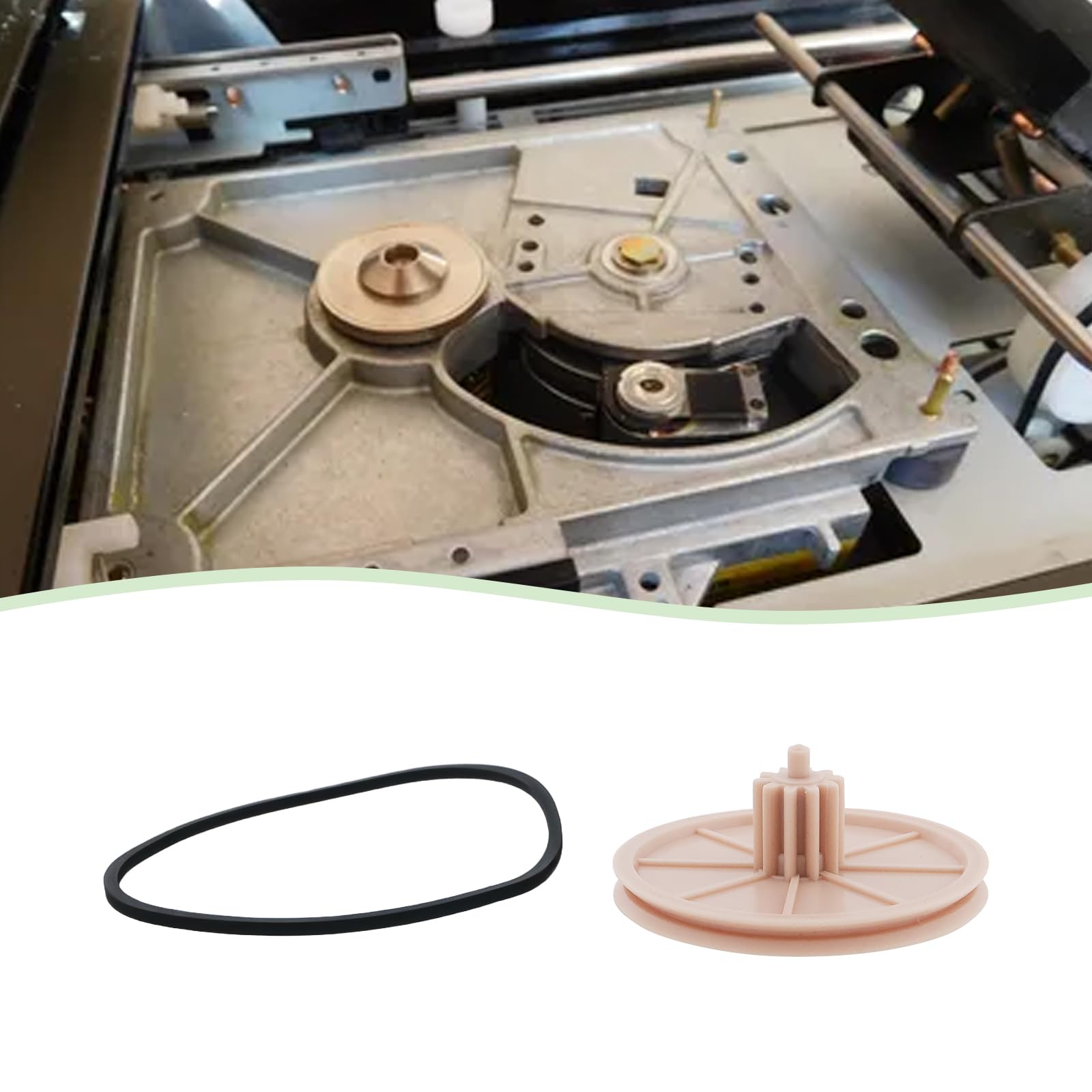 Amazon.com: SING F LTD CD Player Wheel Tray Gear 10T and Belt Kit