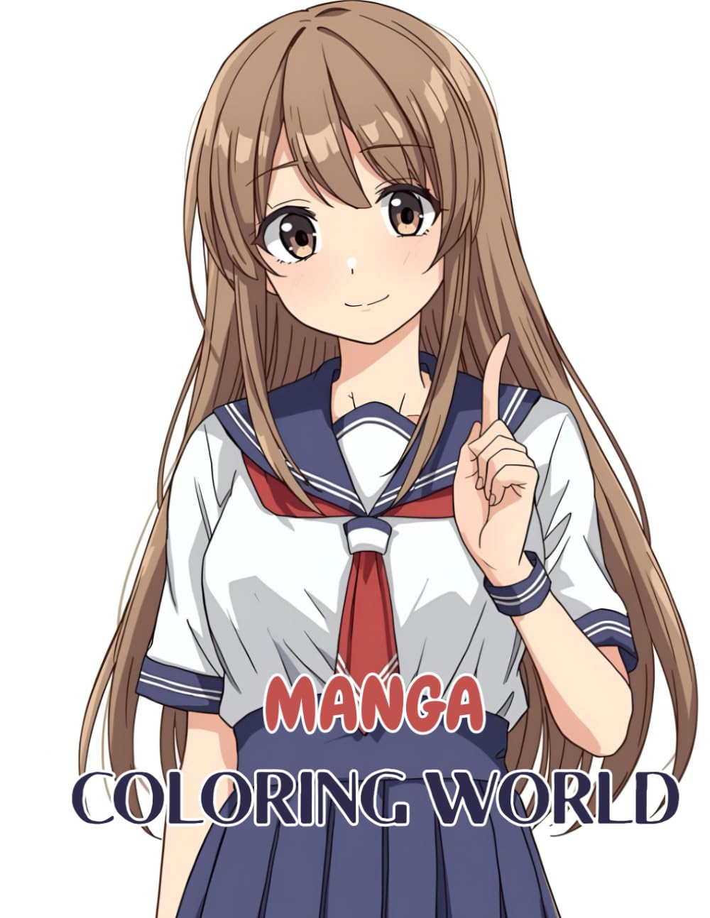 Manga Coloring World : livre coloriage adulte otaku et carnet dessin japonais
