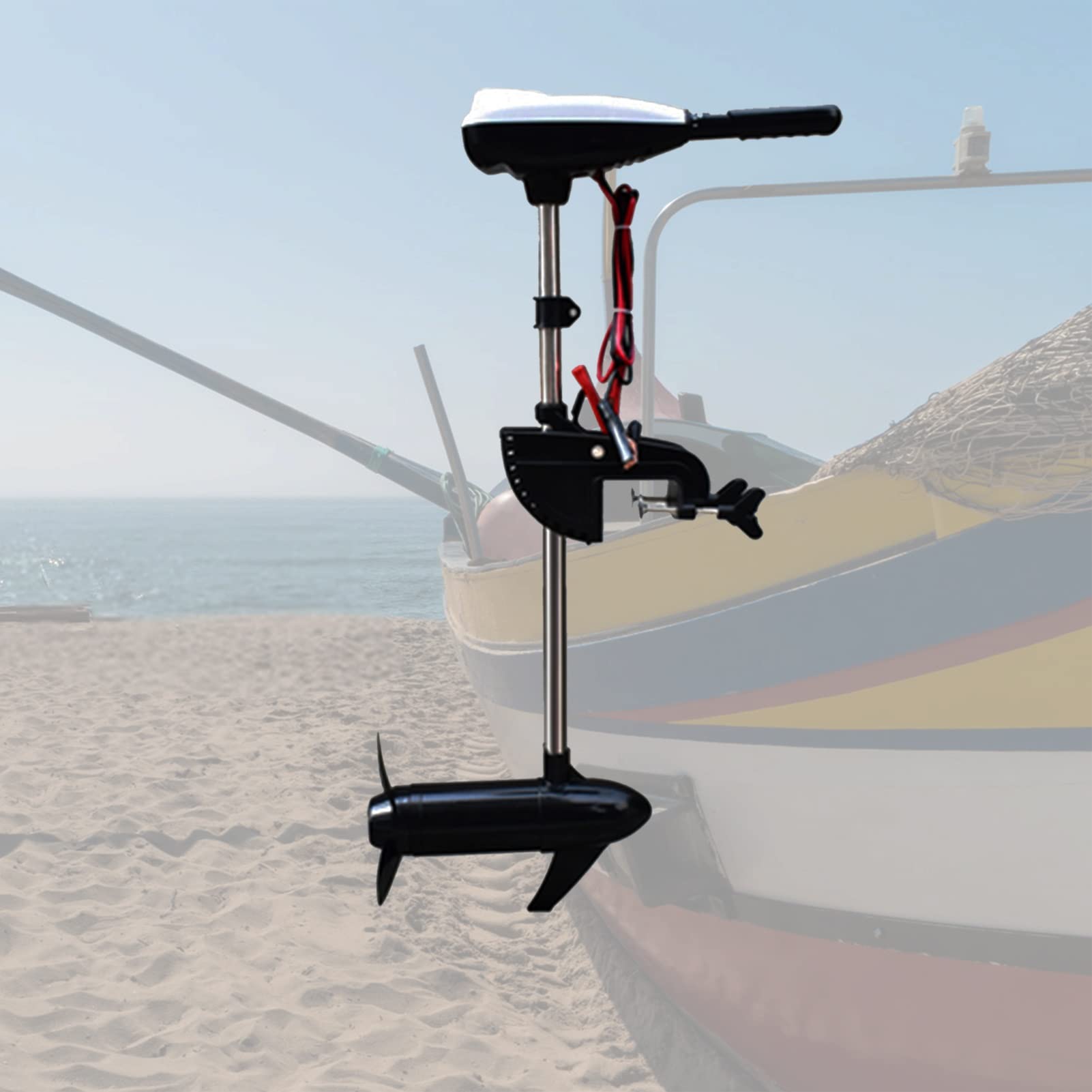 Buy trolling motor 68lb Thrust Kayak Trolling Motor with 10point LED