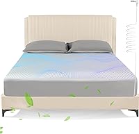 Vista 13 de Hojas de conexión a tierra tamaño queen, sábana ajustada con 10% fibra de plata pura y 90% algodón orgánico para cama con cable de conexión a tierra