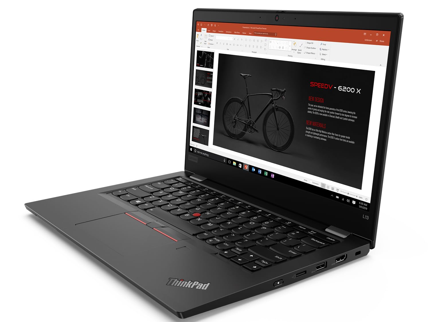Lenovo ThinkPad L13 Gen 1 Portátil empresarial 13,3" FHD Intel Core i5-10210U 16GB RAM 256GB SSD Teclado QWERTY japonés Windows 11 Pro reacondicionado
