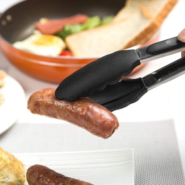 Home Ensemble d'ustensiles de Cuisine en Silicone(10 pièces) Résistant à la Chaleur Ustensiles de Cuisson et de Cuisine Non Stick - Ustensiles de Cuisine Non garnissants Cuisine Good Helper - 5