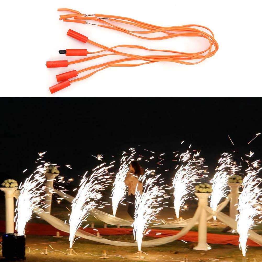 Nikou Kabel zapłonnika - 50 szt., 30 cm, 100 cm, 200 cm, 300 cm, przenośny bezprzewodowy pilot zdalnego sterowania, elektroniczny kabel do fajerwerków, odporność na zużycie (30 cm)