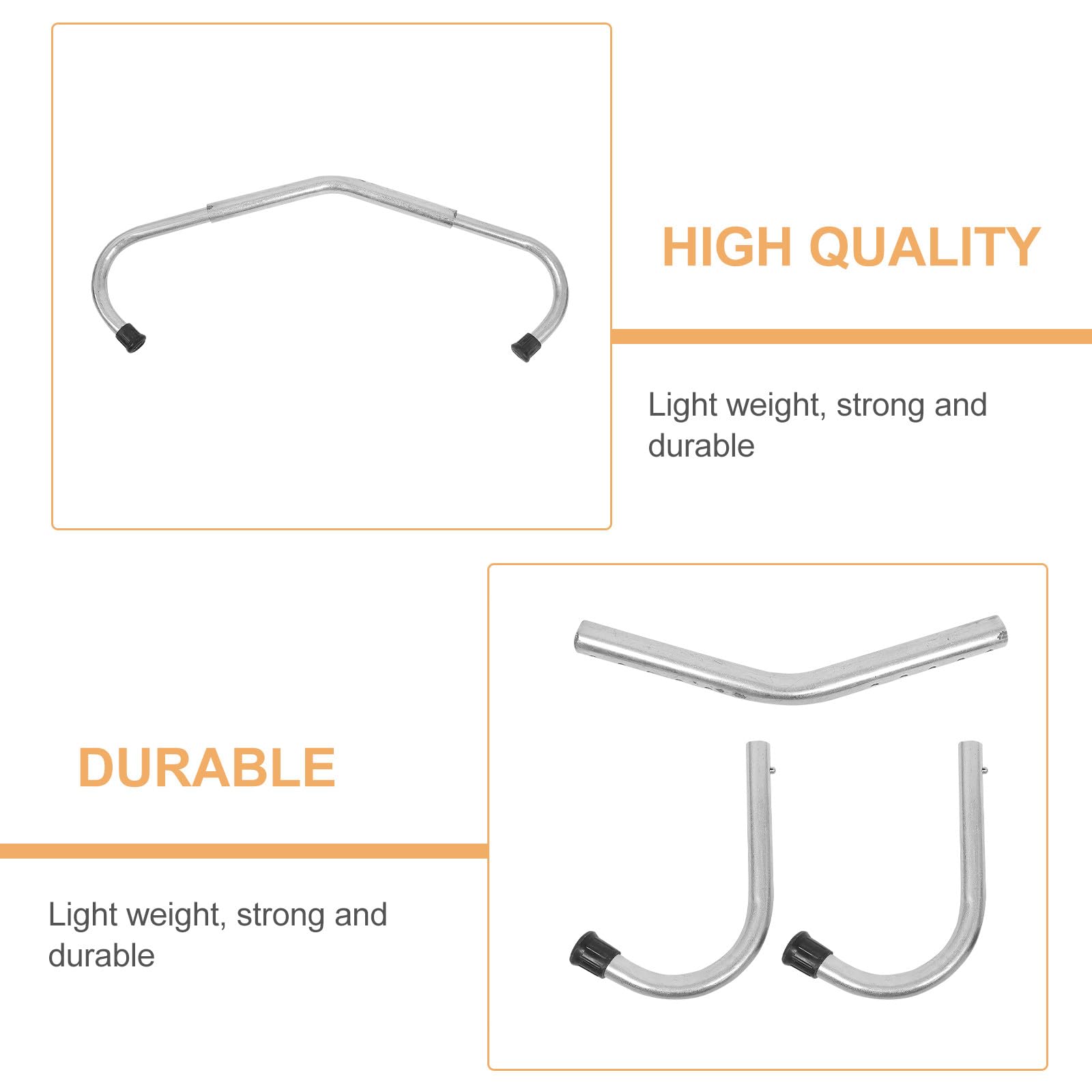 Uonlytech Accesorio Antipatadas Ajustable para Ganado de Granja, Varilla Galvanizada Desmontable para Uso Veterinario, Equipo Resistente para Manejo y Cría de Vacas