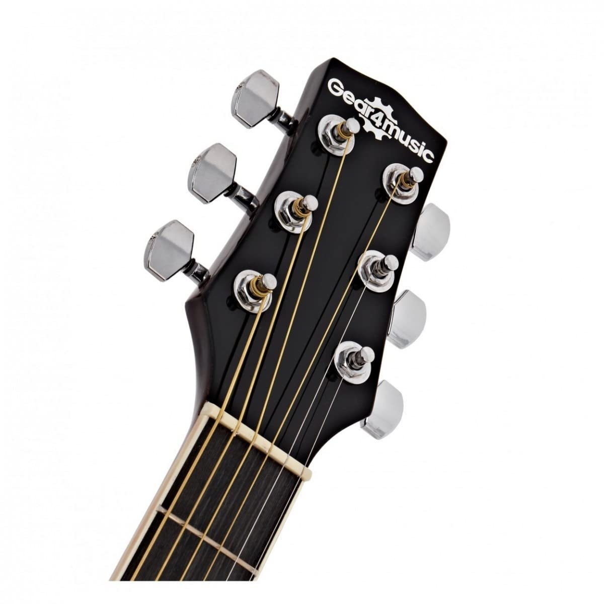 Gear4music Chitarra Acustica Elettrificata Kit Per Principianti Con Amplificatore Da 15 W | Kit completo principianti con ampli 15W, tono acustico e amplificato ben equilibrato, cutaway semplice per tasti acuti