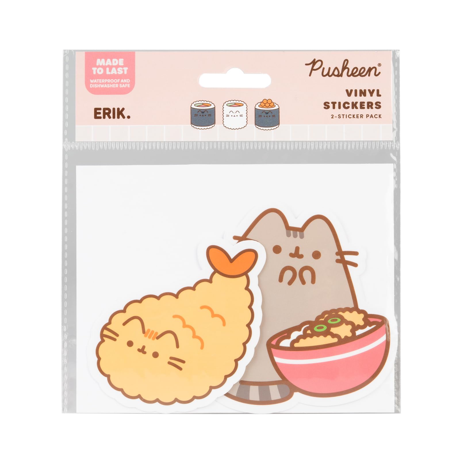 Grupo Erik Vinyl Stickers - Pusheen Gifts for Cat Lovers | Laptop Stickers for Adults & for Children, Kawaii Gifts Under 5 Pounds, Kawaii Stuff, Pusheen Merchandise
