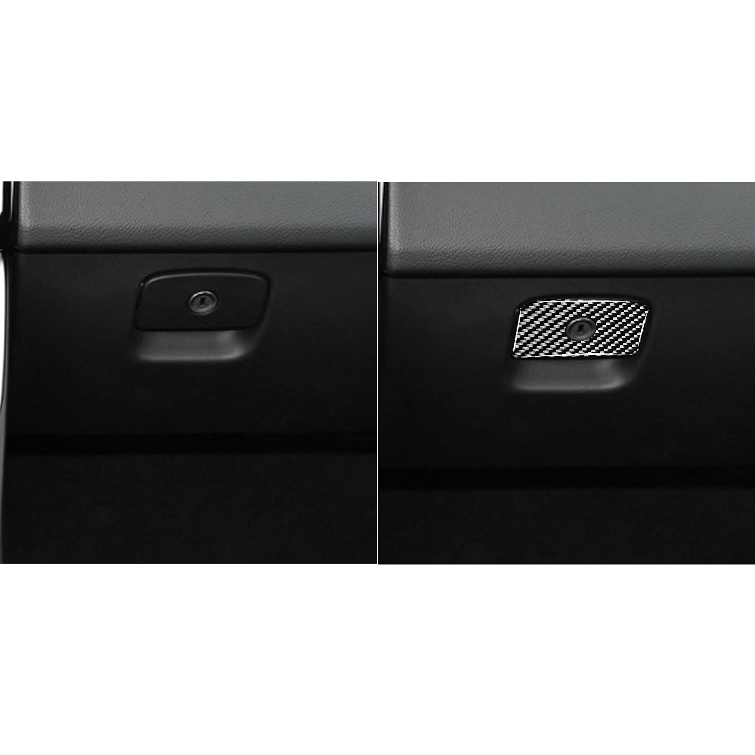 Real Premium Carbon Fiber Compatible with Jaguar F-PACE X761 2016 2017 2018 2019 2020 Accessories Car Passenger Compartment Puller Cover Sticker Decal Auto Interior Trim