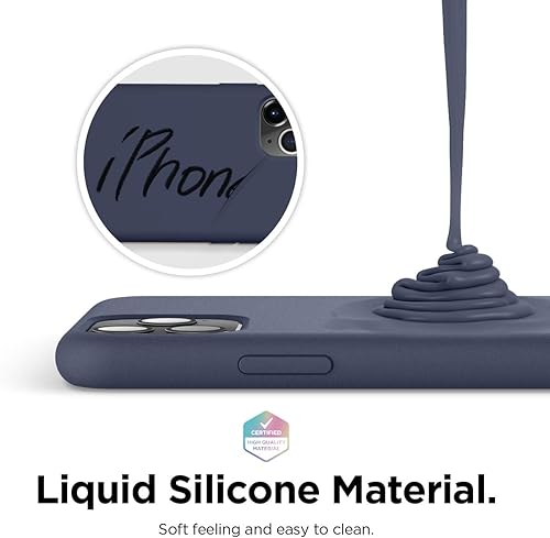 Miniatura 4 de elago Compatible con iPhone 11 Pro Max, funda de silicona líquida, funda protectora de cuerpo completo, forro de microfibra suave antiarañazos, 6.5
