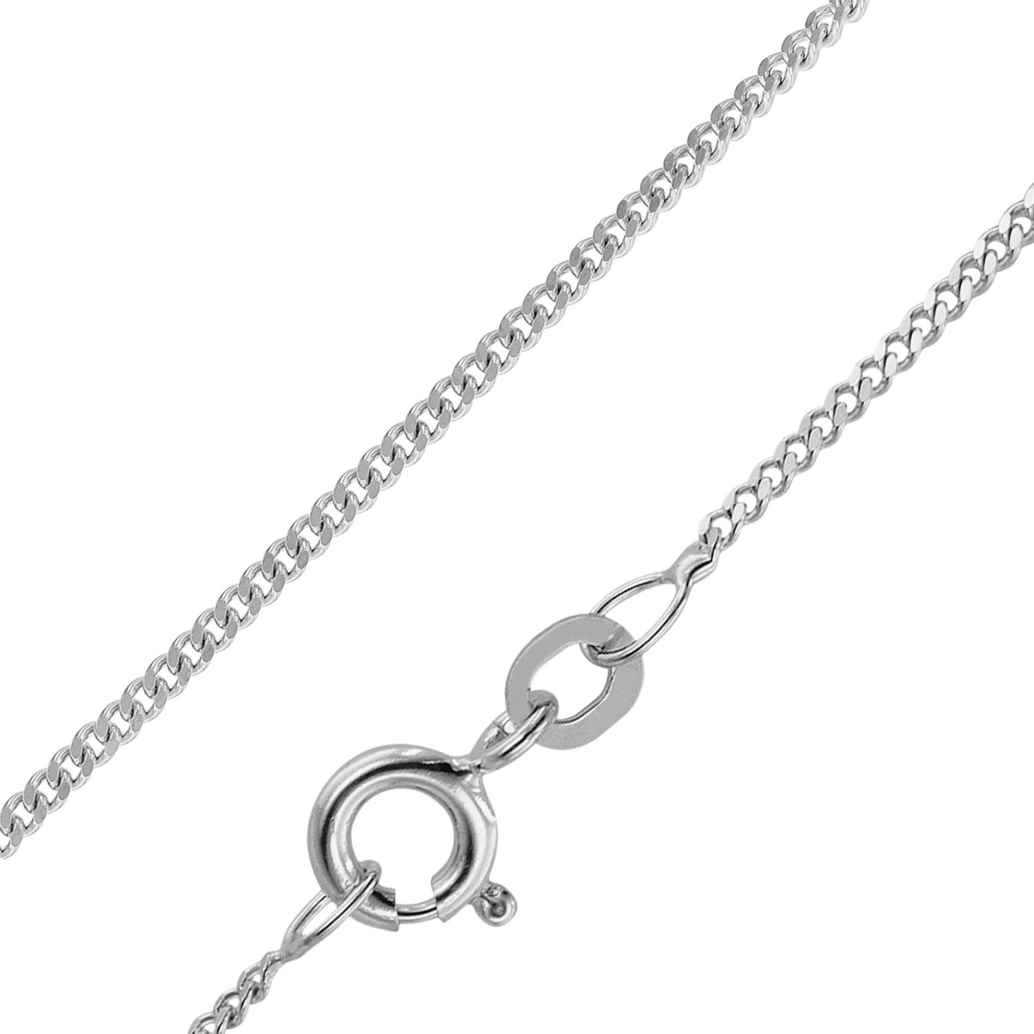 trendor Halskette mit Kleeblatt-Anhänger 925 Silber Grüne Zirkonia 21093 | zeitloses Schmuckstück für Frauen, modisches Accessoire