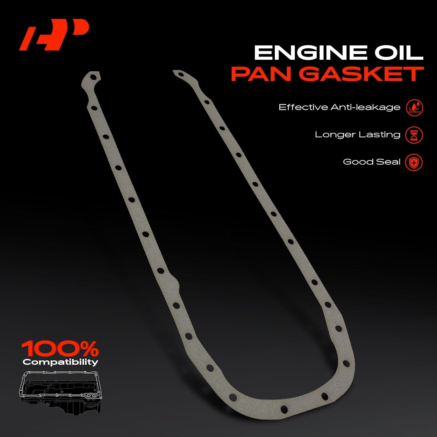 A-Premium 6.2L 6.5L Engine Oil Pan Gasket Set Compatible with Chevrolet Tahoe, Blazer, C1500 C2500 Suburban, C3500HD, Express 2500 3500, G20, G30, K1500, K2500 & GMC & Hummer & AM General & Workhorse