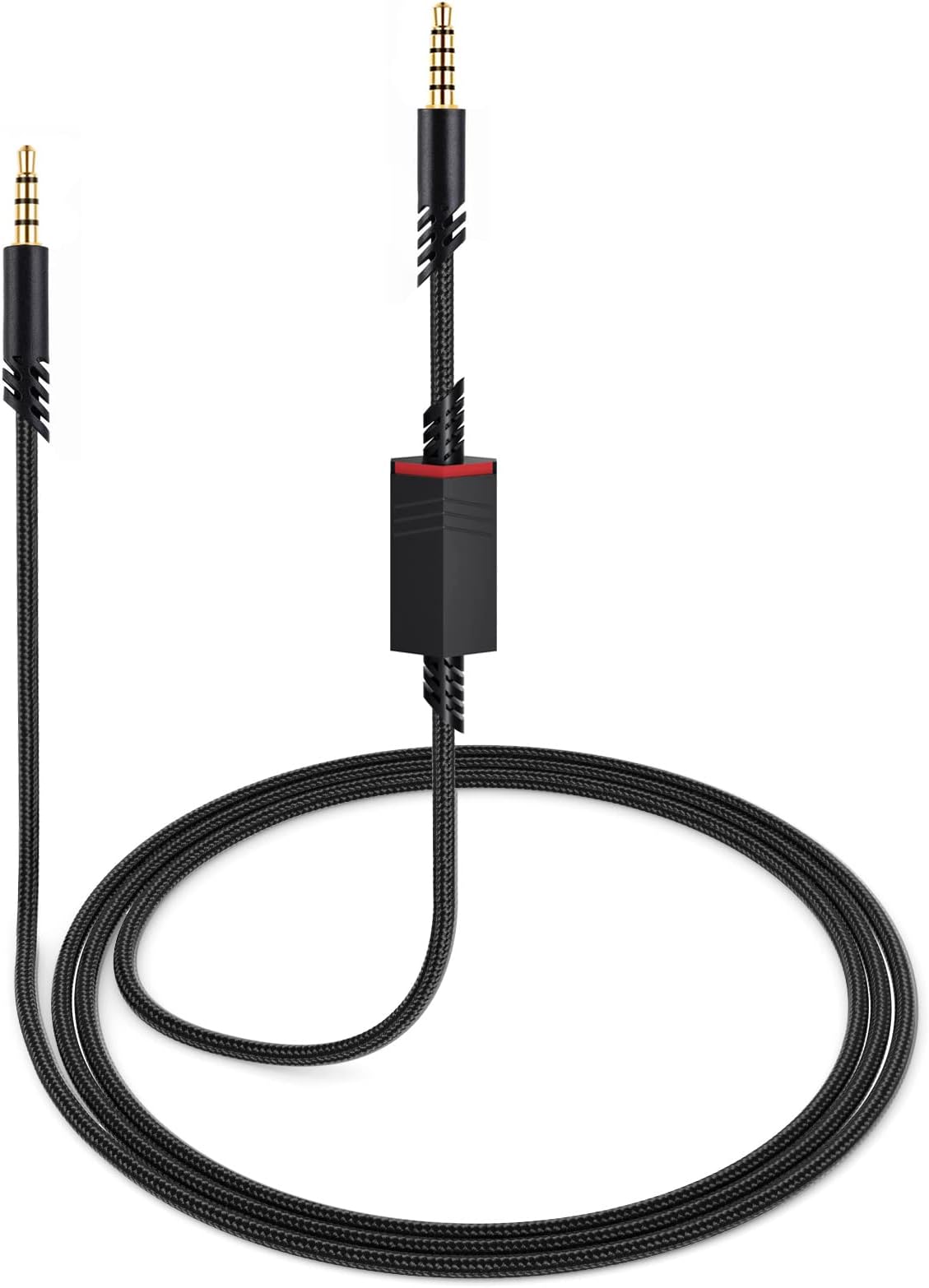 A40 Cord Replacement for Astro A10 A40 TR Gaming Headsets, 3.5mm(1/8") Braided Detachable Audio Cable with Inline Mic Mute Switch, 6ft Long