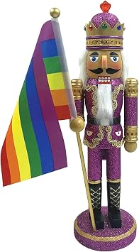 Santas Workshop 14" Pride Nutcracker