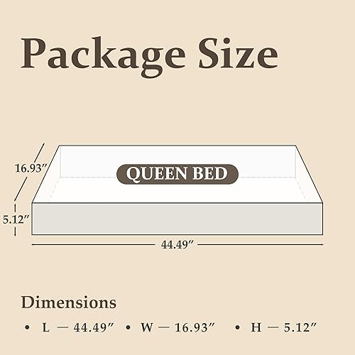Miniatura 2 de Queen Bed Frame with Headboard and Footboard, with Under Bed Storage, All-Metal Support System, No Box Spring Needed, Easy Assembly,Rustic Brown