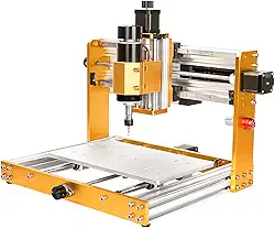 Máquina de gravação CNC de metal completo de 500 W, kit de fresadora de guia linear com interruptor de limite, função de parada de emergência, Adequado para gravar e cortar metais macios e não metais