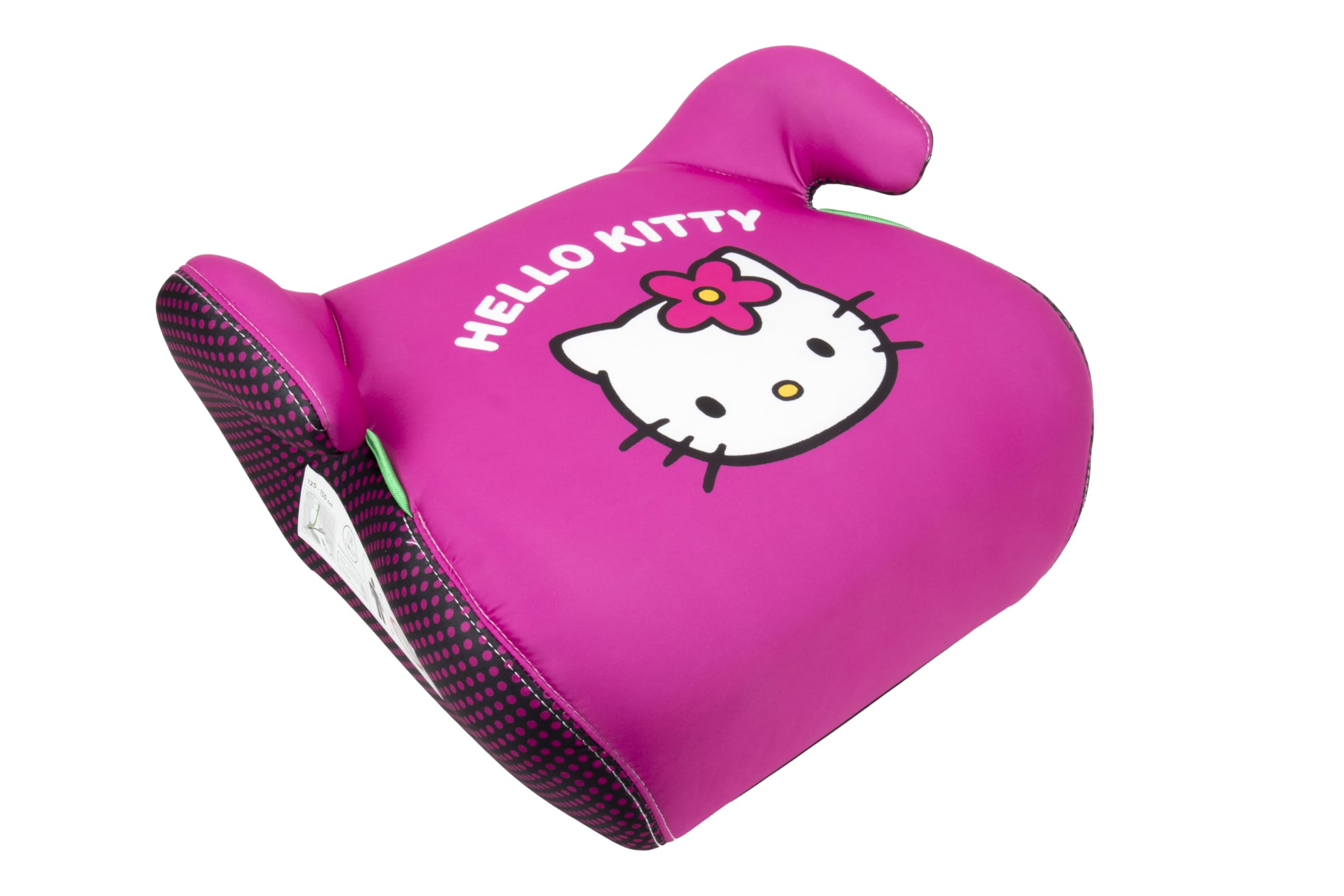 Hello Kitty Rehausseur pour Enfant Nouvelle Homologation européenne I-Size R129/03. Housse Amovible de 3 cm. pour Les garçons et Les Filles de 125 à 150 cm, Rose