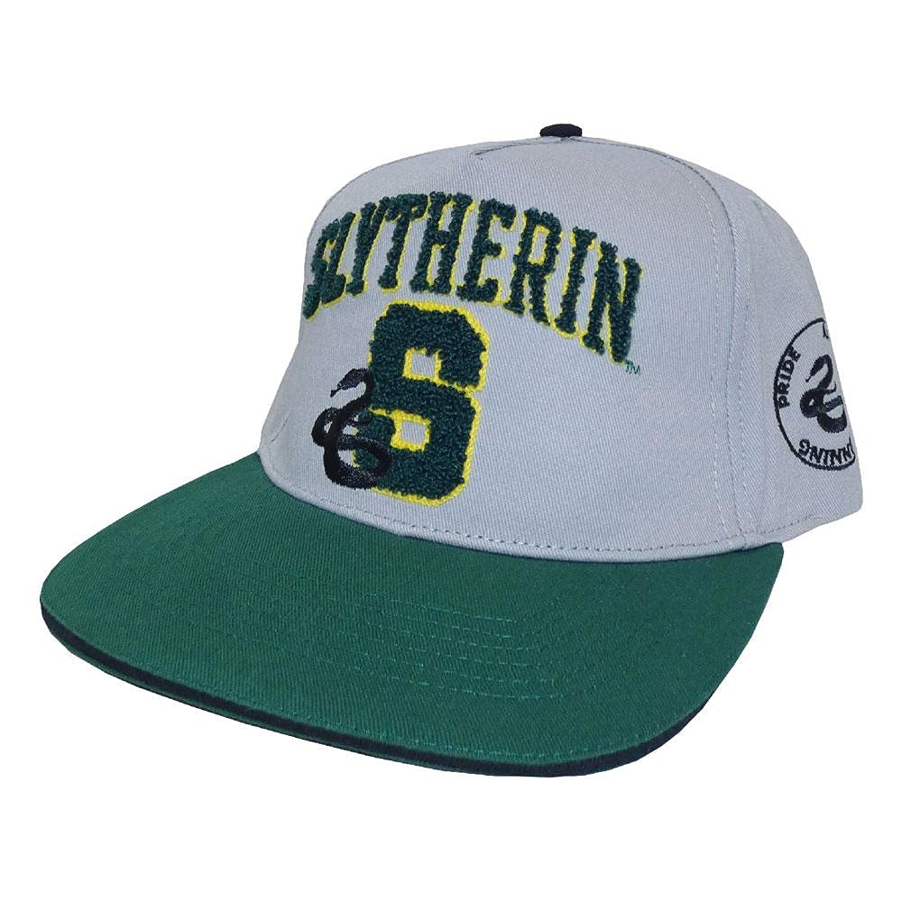 EMP Slytherin Cap – Grün/Grau Cap mit 100% Baumwolle