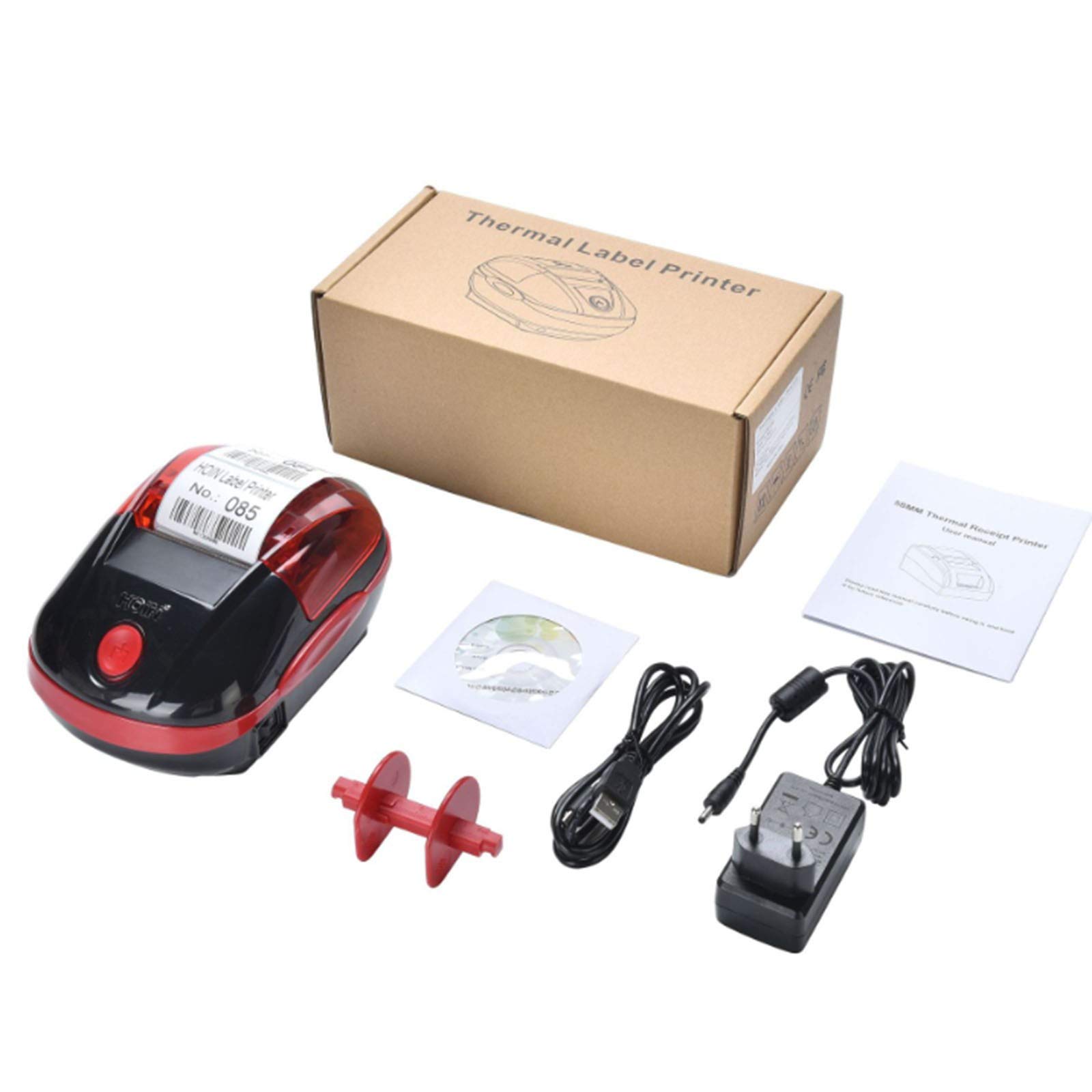sunyu Stampante Termica per Etichette, Supporto USB e Bluetooth, per Codici a Barre, Ufficio, Magazzino