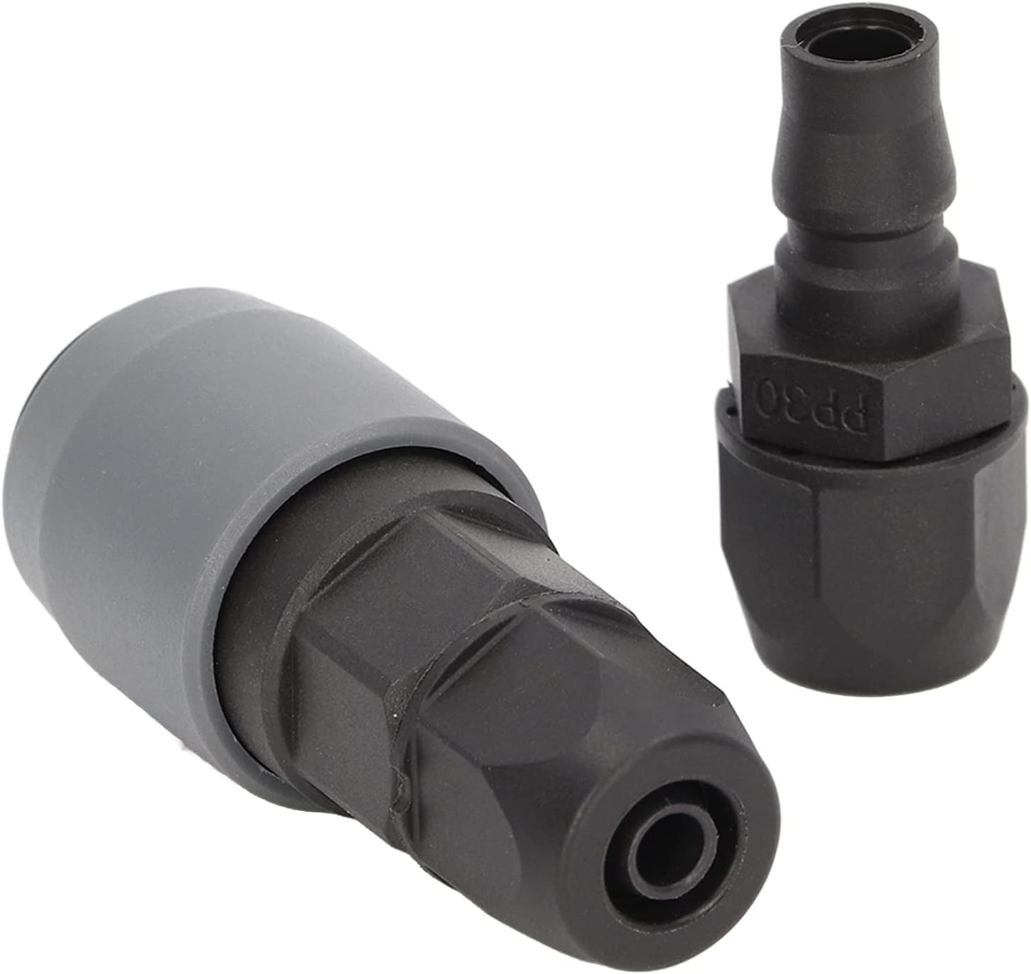 5 Set Self Locking Pneumatic Quick Connector, C Type Self Locking Air Compressor Hose Coupler Plug Socket, Duct Quick Connector Pneumatic Fittings (SP+PP-30)